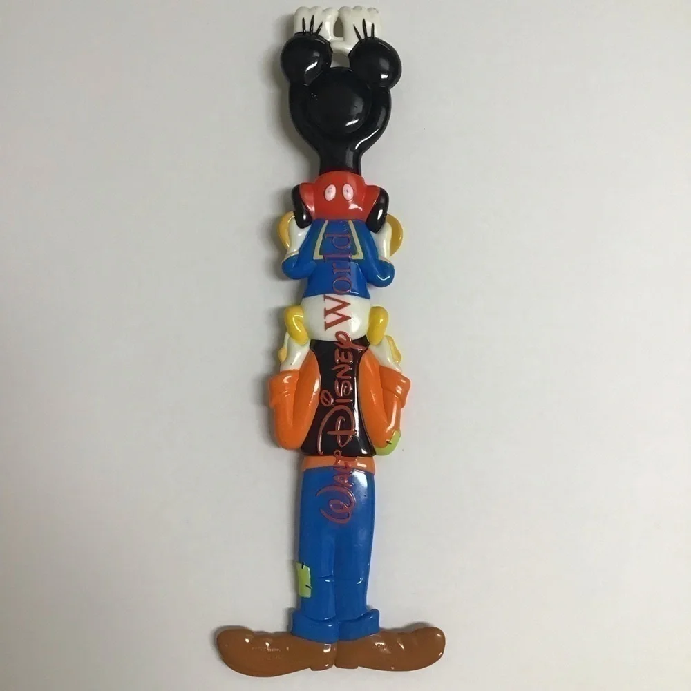 Disney Parks Back Scratcher Totem Pole Goofy Donald & Mickey Classic 15